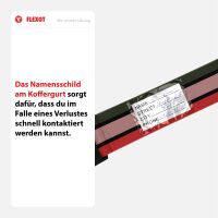 Koffergurt mit Zahlenschloss, verstellbarer Gepäckgurt 