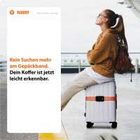 Koffergurt mit TSA-Zahlenschloss, verstellbarer Gepäckg