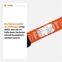 Koffergurt mit TSA-Zahlenschloss, verstellbarer Gepäckg