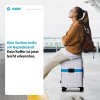 Koffergurt mit TSA-Zahlenschloss, verstellbarer Gepäckg