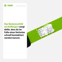 Koffergurt mit TSA-Zahlenschloss, verstellbarer Gepäckg