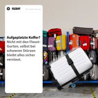 Koffergurt mit TSA-Zahlenschloss, verstellbarer Gepäckg
