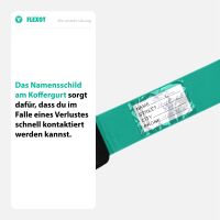 Koffergurt mit TSA-Zahlenschloss, verstellbarer Gepäckg