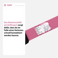Koffergurt mit TSA-Zahlenschloss, verstellbarer Gepäckg
