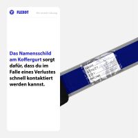 Koffergurt mit TSA-Zahlenschloss, verstellbarer Gepäckg