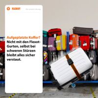 Koffergurt mit TSA-Zahlenschloss, verstellbarer Gepäckg