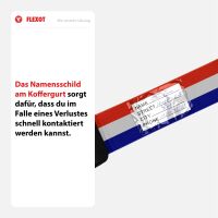 Koffergurt mit TSA-Zahlenschloss, verstellbarer Gepäckg