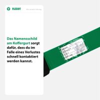 Koffergurt mit TSA-Zahlenschloss, verstellbarer Gepäckg