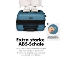 Handgepäckkoffer F-3045, Hartschalen-Trolley Grö&s
