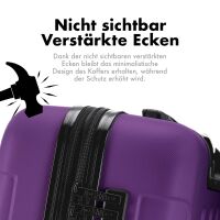 Handgepäckkoffer F-3045, Hartschalen-Trolley Grö&s