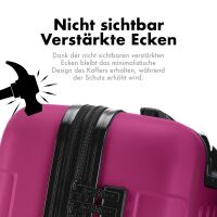 Handgepäckkoffer F-3045, Hartschalen-Trolley Grö&s