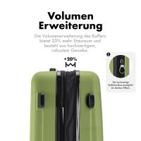 Handgepäckkoffer F-3045, Hartschalen-Trolley Grö&s