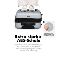 Handgepäckkoffer F-3045, Hartschalen-Trolley Grö&s
