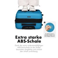 Handgepäckkoffer F-3045, Hartschalen-Trolley Grö&s