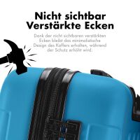 Handgepäckkoffer F-3045, Hartschalen-Trolley Grö&s