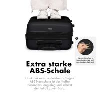Handgepäckkoffer F-3045, Hartschalen-Trolley Grö&s