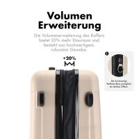 Handgepäckkoffer F-3045, Hartschalen-Trolley Grö&s