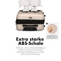 Handgepäckkoffer F-3045, Hartschalen-Trolley Grö&s