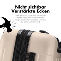 Handgepäckkoffer F-3045, Hartschalen-Trolley Grö&s