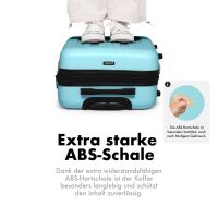 Handgepäckkoffer F-3045, Hartschalen-Trolley Grö&s