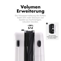 Handgepäckkoffer F-3045, Hartschalen-Trolley Grö&s