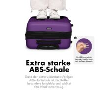 Hartschalen-Reisekoffer F-3045, Trolley Größe L, 