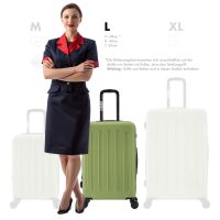 Hartschalen-Reisekoffer F-3045, Trolley Größe L, 
