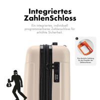 Hartschalen-Reisekoffer F-3045, Trolley Größe XL,