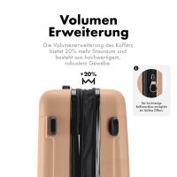 Hartschalen-Reisekoffer F-3045, Trolley Größe XL,