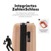 Hartschalen-Reisekoffer F-3045, Trolley Größe XL,