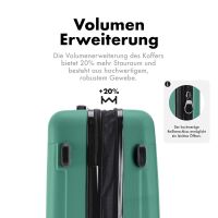 Hartschalen-Reisekoffer F-3045, Trolley Größe XL,