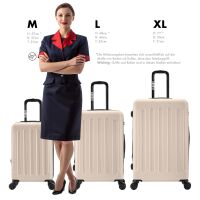 Hartschalen-Kofferset F-3045, 3-teilig M/L/XL mit Volumenerw