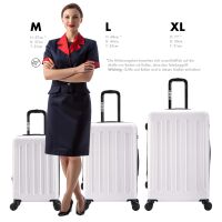 Hartschalen-Kofferset F-3045, 3-teilig M/L/XL mit Volumenerw