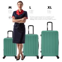 Hartschalen-Kofferset F-3045, 3-teilig M/L/XL mit Volumenerw