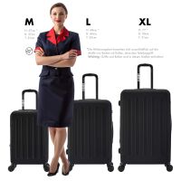 Hartschalen-Kofferset F-3045, 3-teilig M/L/XL mit Volumenerw