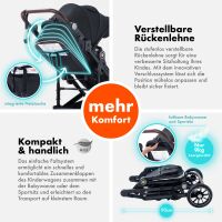 2-in-1 Kombikinderwagen NEOMOVE mit Babywanne & Sportsit
