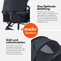 2-in-1 Kombikinderwagen NEOMOVE mit Babywanne & Sportsit