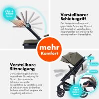 2-in-1 Kombikinderwagen NEOMOVE mit Babywanne & Sportsit