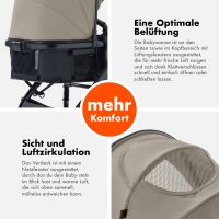 2-in-1 Kombikinderwagen NEOMOVE mit Babywanne & Sportsit