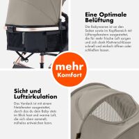 2-in-1 Kombikinderwagen NEOMOVE mit Babywanne & Sportsit