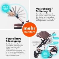 2-in-1 Kombikinderwagen NEOMOVE mit Babywanne & Sportsit