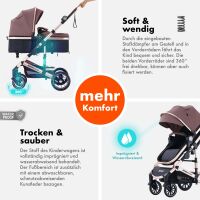 3-in-1 Kombikinderwagen NEOMOVE mit Babyschale – Roseg