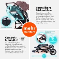 3-in-1 Kombikinderwagen NEOMOVE mit Babyschale – Roseg