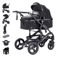 2-in-1 Kombikinderwagen BAMBIMO mit Baby gallery