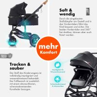 2-in-1 Kombikinderwagen BAMBIMO mit Babywanne & Sportsit