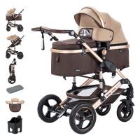 2-in-1 Kombikinderwagen BAMBIMO mit Baby gallery