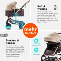 2-in-1 Kombikinderwagen BAMBIMO mit Babywanne & Sportsit