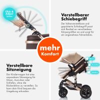 2-in-1 Kombikinderwagen BAMBIMO mit Babywanne & Sportsit