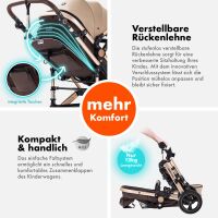 2-in-1 Kombikinderwagen BAMBIMO mit Babywanne & Sportsit