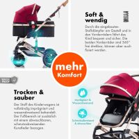 2-in-1 Kombikinderwagen BAMBIMO mit Babywanne & Sportsit